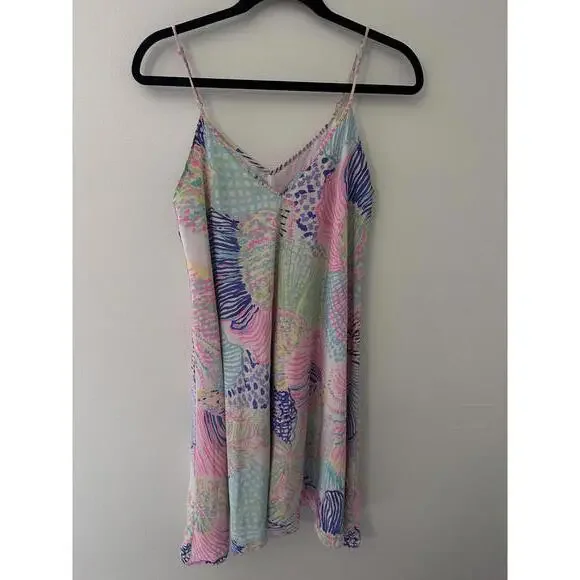 Lilly Pulitzer Multicolor Spaghetti Strap Dress Size Small - Picture 2 of 5